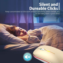Load image into Gallery viewer, LED Wireless Mouse/Gold