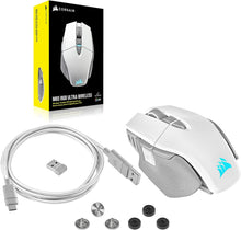Load image into Gallery viewer, White/RGB Ultra Wireless Tunable FPS Gaming Mouse