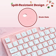 Load image into Gallery viewer, Pink/Computer Keyboard Wired/Plug Play USB Keyboard