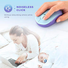Load image into Gallery viewer, Wireless Mouse/ Gradient Purple