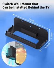 Load image into Gallery viewer, Wall Mount for Nintendo Switch and Switch OLED/Black