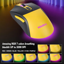 Load image into Gallery viewer, Yellow Combo/ Wireless Gaming Keyboard and Mouse Combo