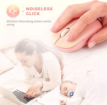 Load image into Gallery viewer, Wireless Mouse/ Gradient Pink