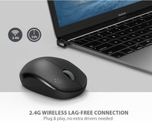 Load image into Gallery viewer, Wireless Mouse/ Black