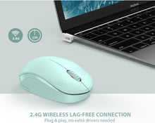 Load image into Gallery viewer, Wireless Mouse/ Mint Green