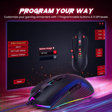 Load image into Gallery viewer, Metallic/Gaming Keyboard/104 Keys All-Metal Panel Light Up Silent Computer Keyboard