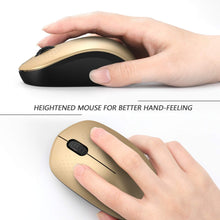 Load image into Gallery viewer, Wireless Mouse/ Black & Gold