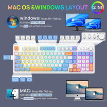 Load image into Gallery viewer, Blue/ Wireless Gaming Keyboard and Mouse Combo