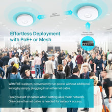 Load image into Gallery viewer, Omada WiFi 6 AX5400 Wireless 2.5G Ceiling Mount Access Point