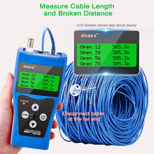 Load image into Gallery viewer, Cable Tracer, Network Cable Tester Wire Tracker with 8 Far-End Jacks for Test Ethernet LAN Network Cat5 Cat6 Phone Wire Coaxial Cable