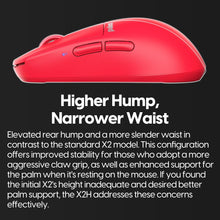 Load image into Gallery viewer, Pulsar Gaming Gears X2H mini Wireless Gaming Mouse/Red