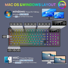 Load image into Gallery viewer, Black/ Wireless Gaming Keyboard and Mouse Combo