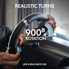 Load image into Gallery viewer, Driving Force Racing Wheel and Floor Pedals/ Real Force Feedback/Wheel