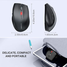 Load image into Gallery viewer, Wireless Mouse/Black(Bluetooth+Wireless)