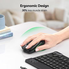 Load image into Gallery viewer, Wireless Mouse, 2.4G Ergonomic Optical Mouse/Black
