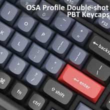 Load image into Gallery viewer, Black/Keychron V1 Wired Custom 75% Hot-Swappable Mechanical Keyboard