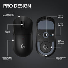 Load image into Gallery viewer, Black/Logitech G PRO X SUPERLIGHT 2 LIGHTSPEED Wireless Gaming Mouse/ PC & Mac