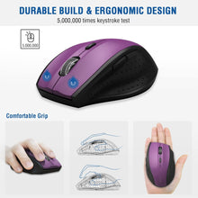 Load image into Gallery viewer, Wireless Mouse/Purple
