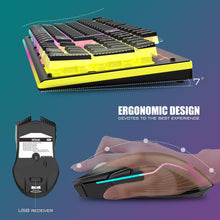 Load image into Gallery viewer, Wireless Gaming Keyboard and Mouse Combo/Black pudding