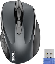 Load image into Gallery viewer, Wireless Mouse, 2.4G Ergonomic Optical Mouse/Grey