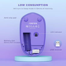 Load image into Gallery viewer, Wireless Mouse/ Gradient Purple
