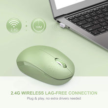 Load image into Gallery viewer, Wireless Mouse/ Olive Green