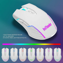 Load image into Gallery viewer, Wireless Gaming Keyboard and Mouse Combo/White