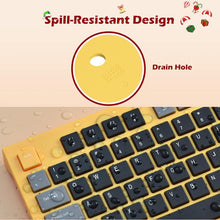 Load image into Gallery viewer, Yellow/Computer Keyboard Wired/Plug Play USB Keyboard