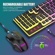 Load image into Gallery viewer, Wireless Gaming Keyboard and Mouse Combo/Black pudding