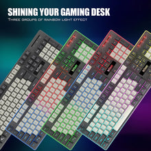 Load image into Gallery viewer, Wireless Gaming Keyboard and Mouse Combo/White-Gray