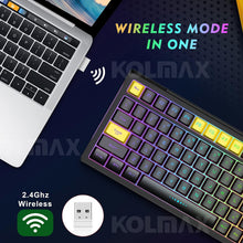 Load image into Gallery viewer, Yellow Combo/ Wireless Gaming Keyboard and Mouse Combo
