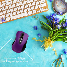 Load image into Gallery viewer, 2.4G Portable Wireless Mouse/Purple