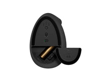 Load image into Gallery viewer, Logitech Lift Vertical Ergonomic Mouse, Wireless, Bluetooth or Logi Bolt USB receiver, Quiet clicks, 4 buttons, Graphite - Optical - Wireless - Bluetoot