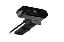 Load image into Gallery viewer, Logitech BRIO Webcam - 90 fps - Black - USB 3.0 - 4096 x 2160 Video - Auto-focus - Clip, Tripod Mount - 5x Digital Zoom - Microphone - Notebook, Monitor
