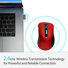 Load image into Gallery viewer, 2.4G Portable Wireless Mouse/Red
