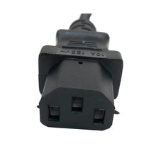 Load image into Gallery viewer, Micro Connectors NEMA 5-15P Male to IEC-60320-C13 Female Computer Power Cord 6 ft
