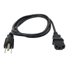 Load image into Gallery viewer, Micro Connectors NEMA 5-15P Male to IEC-60320-C13 Female Computer Power Cord 6 ft
