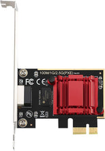 Load image into Gallery viewer, 2.5GBase-T PCIe Network Adapter RTL8125B 2500/1000/100Mbps
