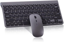 Load image into Gallery viewer, Grey/Wireless Keyboard and Mouse Combo/Compact Quiet Wireless Keyboard and Mouse Set 2.4G Ultra-Thin Sleek Design for Windows

