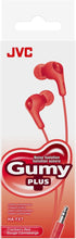 Load image into Gallery viewer, JVC Gummy Plus Wired Earbuds/Red
