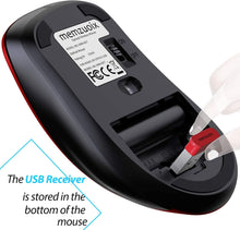Load image into Gallery viewer, 2.4G Portable Wireless Mouse/Red
