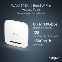 Load image into Gallery viewer, WiFi 6 Access Point (WAX214v2)  PoE Access Point AX1800 Wireless Speed
