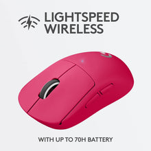 Load image into Gallery viewer, Magenta/Logitech G PRO X SUPERLIGHT Wireless Gaming Mouse/Compatible with PC / Mac
