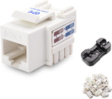Load image into Gallery viewer, Matters UL Listed 25-Pack RJ45 Keystone Jack/White
