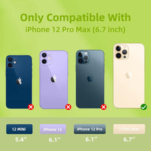 Load image into Gallery viewer, Fluorescent Green/iPhone 12 Pro Max Case 6.7 Inch/Liquid Silicone Gel Rubber Full Body Shockproof Protective Cover with Soft Microfiber Lining/Thick 2.3mm Drop Protection Phone Case
