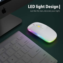 Load image into Gallery viewer, LED Wireless Mouse/White
