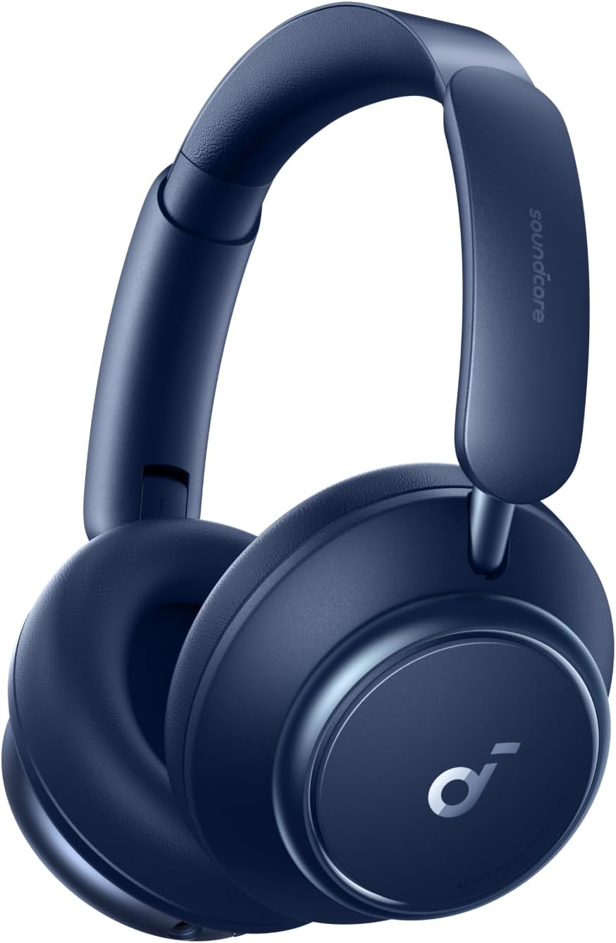 Blue/Anker Soundcore Space Q45 Adaptive Noise Cancelling Wireless Bluetooth Headphones