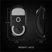 Load image into Gallery viewer, Black/Logitech G PRO X SUPERLIGHT Wireless Gaming Mouse/Compatible with PC / Mac
