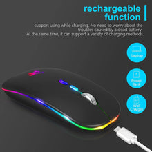 Load image into Gallery viewer, LED Wireless Mouse/Black
