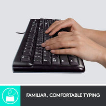 Load image into Gallery viewer, Logitech K120 Wired Keyboard for Windows/Black
